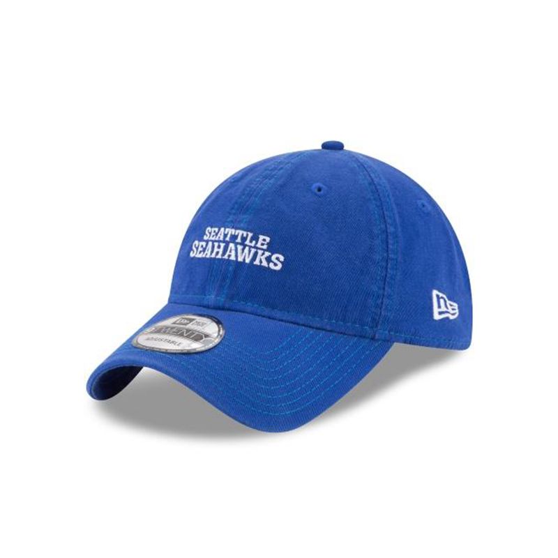 NFL Seattle Seahawks Solid Team Hit 9Twenty Adjustable (UFJ9580) - Blue New Era Caps